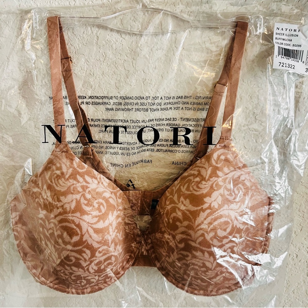 Natori Womens Sheer Illusion Contour UnderwireT-Shirt Bra